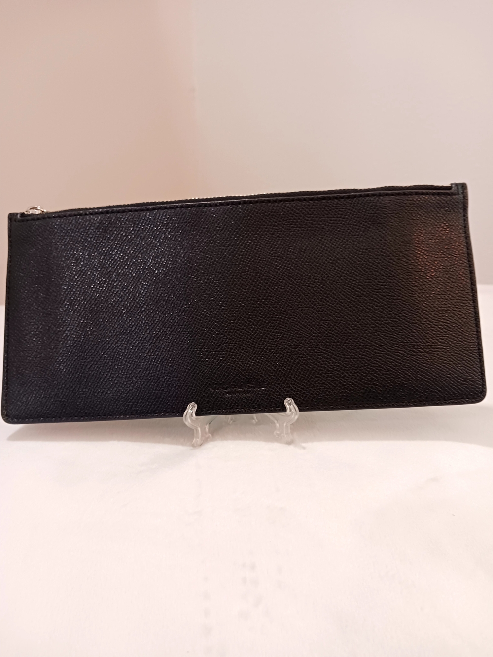 Coach Black Leather Zip Wallet